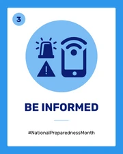 Emergency Preparedness Month Instagram Carousel Post - صفحة 4