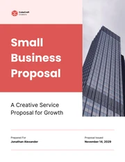 Small Business Proposal - page 1