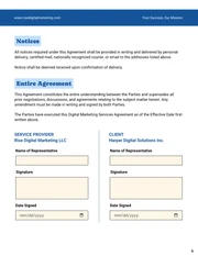 Digital Marketing Contract Template - Seite 6