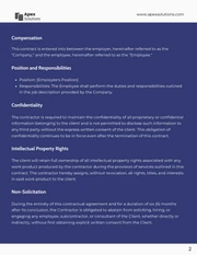 Employment Contract Template - page 2