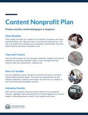 Simple Nonprofit Marketing Plan - Seite 5