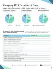 Company 401K Enrollment Form - Página 2