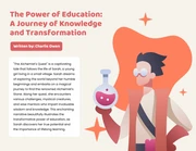 Beige Orange Book Report Education Presentation - Page 2