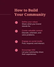 Building a Brand Community Social Media Carousel Template - Página 3