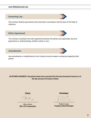 Work For Hire Contract Template - Page 3