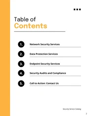 Security Service Catalog Template - Seite 2