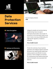 Security Service Catalog Template - Página 4