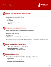 Pet Boarding Contract Template - صفحة 2