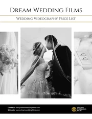 Wedding Videography Price List Template - Pagina 1