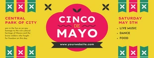 Free  Template: Yello On Red Cinco de Mayo