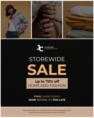 business  Template: Retail Store Sale Portrait Instagram Post