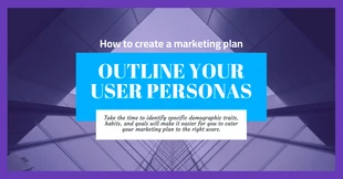 Free  Template: User Persona Marketing Facebook Post