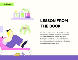 Yellow Pink Neon Book Report Education Presentations - صفحة 5