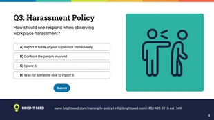 Human Resources Policy Quiz Presentation - page 4