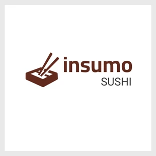 Free  Template: Logo aziendale per il cibo sushi