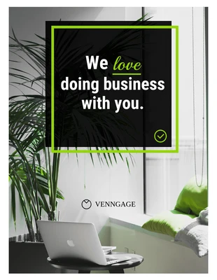 Free  Template: Business Valentine's Day Card