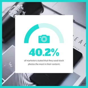 business  Template: Post Instagram di Teal Blue Marketers
