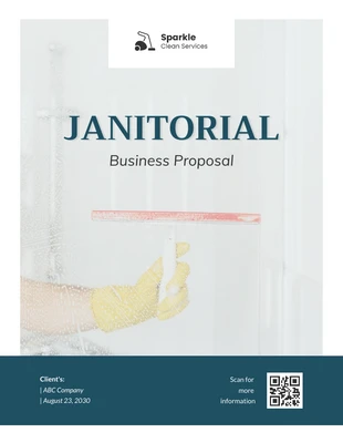 business  Template: Janitorial Business Proposal Template