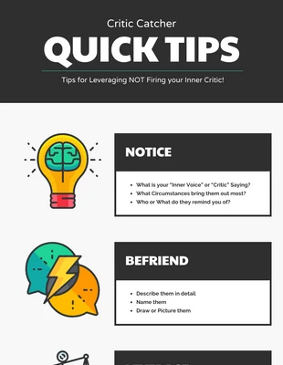 Free  Template: Critic Tips 