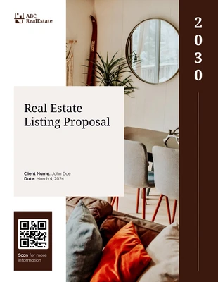 Free  Template: Real Estate Listing Proposal template