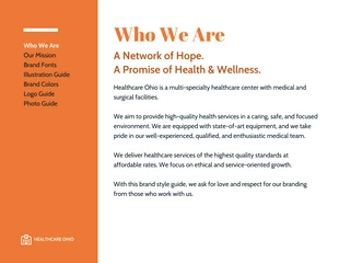 Healthcare Brand Style Guide Ebook - Página 2