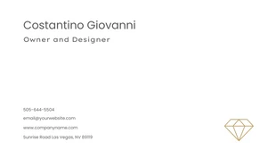 Simple Elegant White Jewelry Business Card - Pagina 2