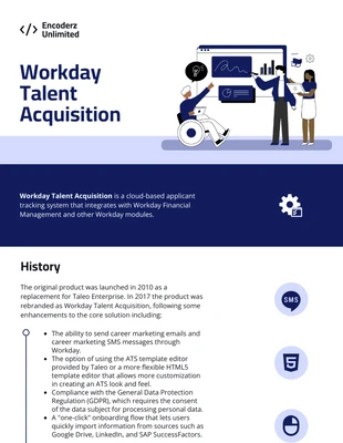 Create Workday Talent Acquisition Infographic template