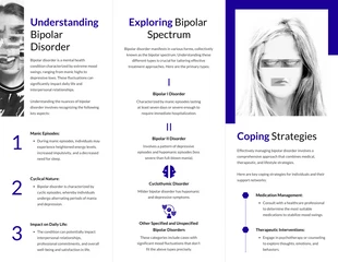 Bipolar Disorder Insights Accordion-Fold Brochure - صفحة 2