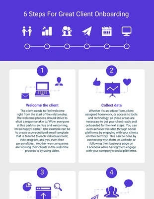 business  Template: Client Onboarding Process Infographic