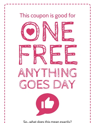 Free  Template: Valentine's Day Request Couples Voucher Coupon