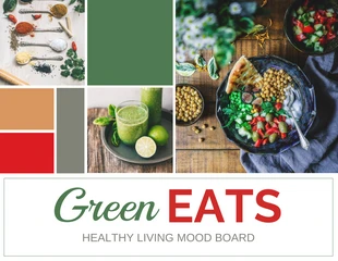 Healthy Eating Mood Board