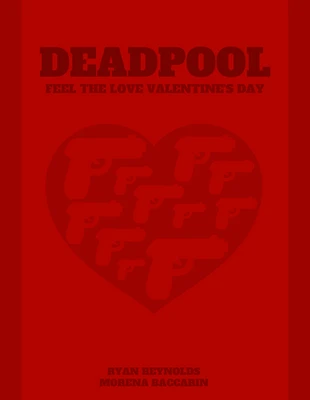 Free  Template: Deadpool-Poster