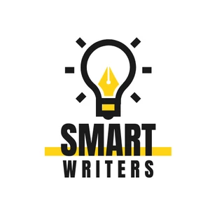 premium  Template: Scrittura di contenuti Logo creativo