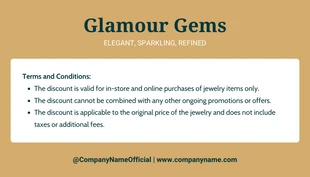 Light Brown And White Modern Jewelry QR Code Business Card - صفحة 2
