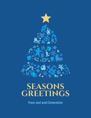 business  Template: Seasons Greetings Card