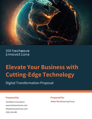 Free  Template: Digital Transformation Proposal Template