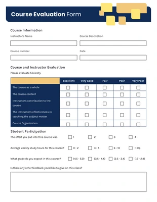 premium  Template: Blue and White Simple Education Forms