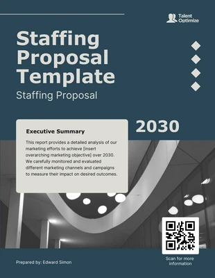 business  Template: Staffing Proposal Template