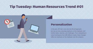 business  Template: Tip Tuesday HR Trend 1 Facebook Post