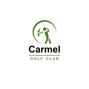 business  Template: Logo créatif du club de golf