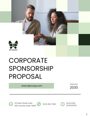 premium  Template: Corporate Sponsorship Proposal