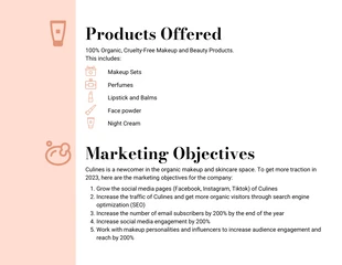 White and Beige Marketing Plan Report Template - page 3