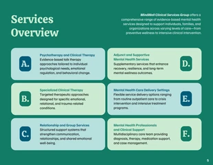 Mental Health and Therapy Service Catalog - صفحة 5