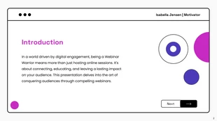 Purple Pastel Color Shape Webinar Presentation - Pagina 2