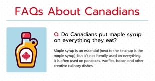 premium  Template: FAQs About Canadians Facebook Post