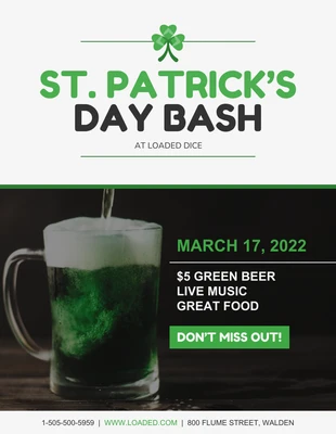 premium  Template: St. Patrick's Day Party Flyer