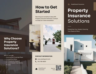 business  Template: Property Insurance Solutions Brochure