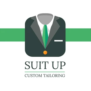 Free  Template: Custom Tailoring Creative Logo