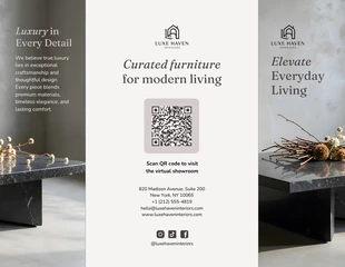 Free Template: Single Gate Fold Brochure