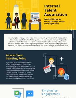 Free  Template: Internal Talent Acquisition Infographic
